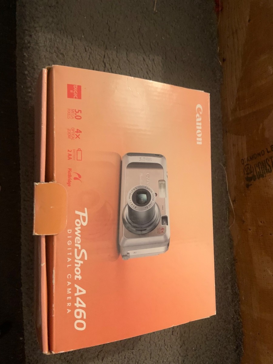 Canon Powershot A460 5.0MP 4x Zoom Lens Digital Camera PC1226 for