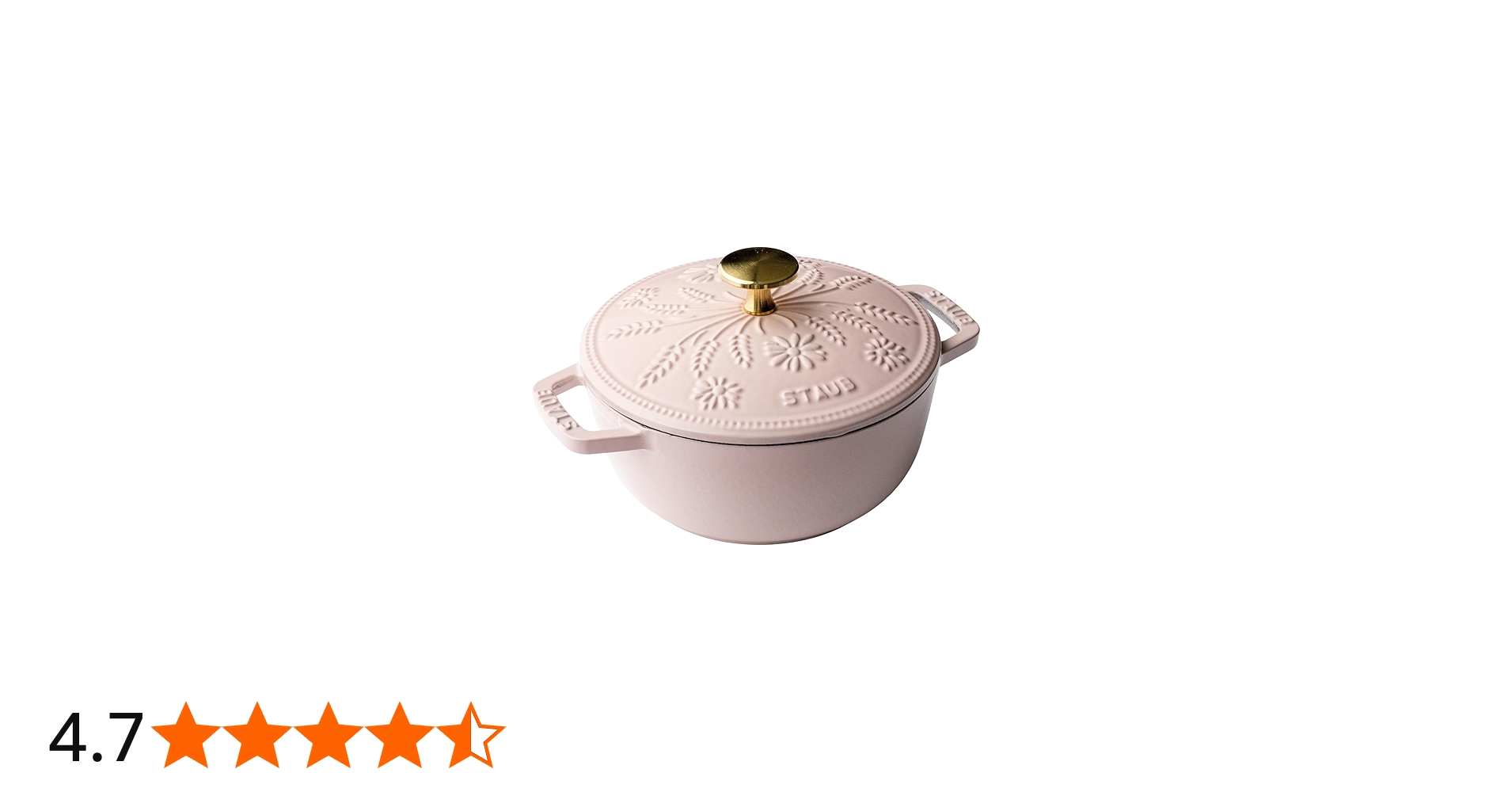 Amazon.co.jp: staub ストウブ 「 ワナベ S マーガレット ソルベローズ