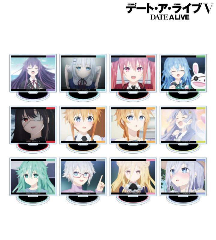 アニメ「デート・ア・ライブV」のトレーディング場面写アクリル