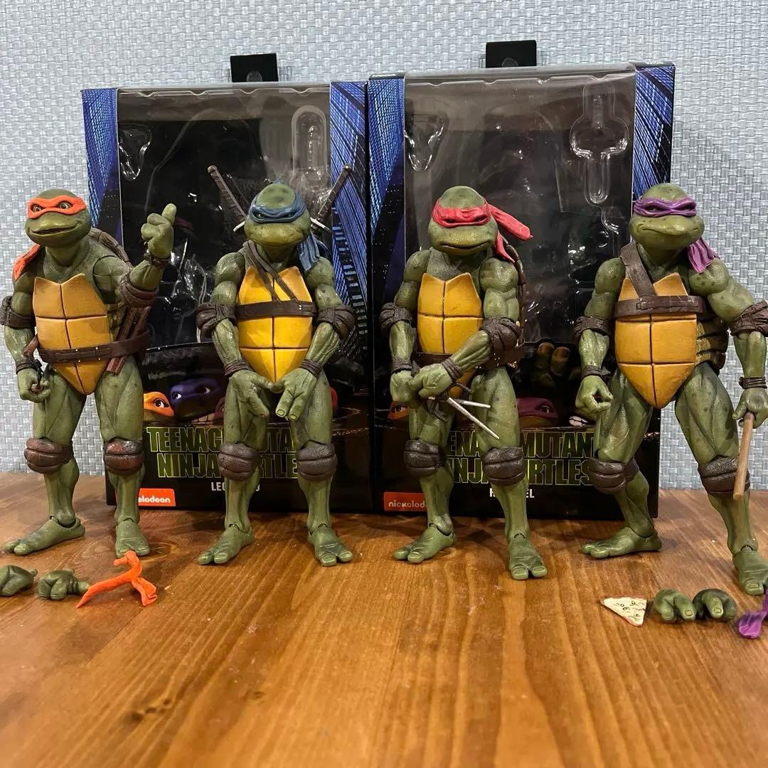 NECA ミュータントタートルズ　4体セット NECA（ネカ） タートルズ フィギュア 4体セット レオナルド