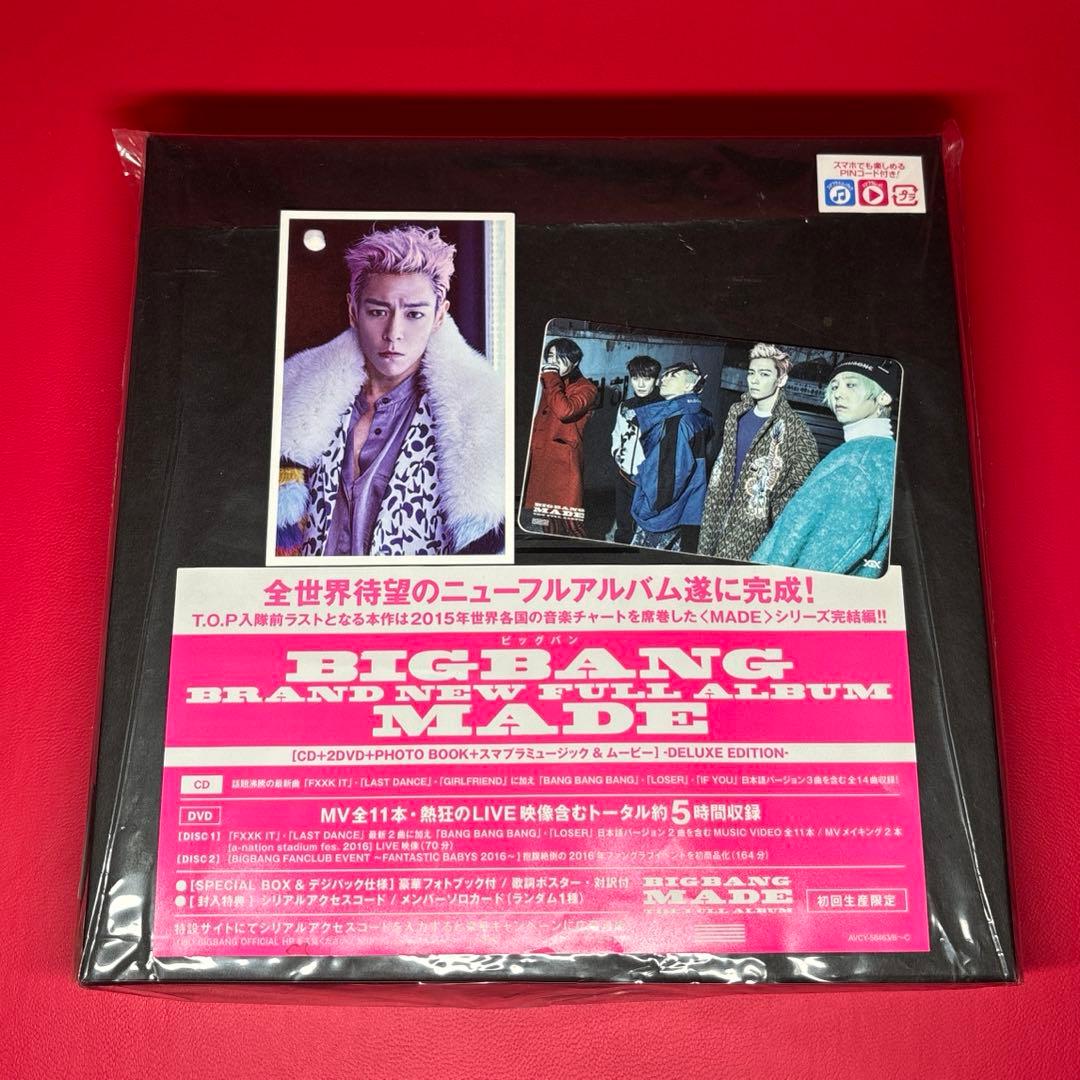 初回 BIGBANG MADE トレカT.O.P BIGBANG MADE FULL 韓国 初回盤 キャンバス ジヨン トレカ
